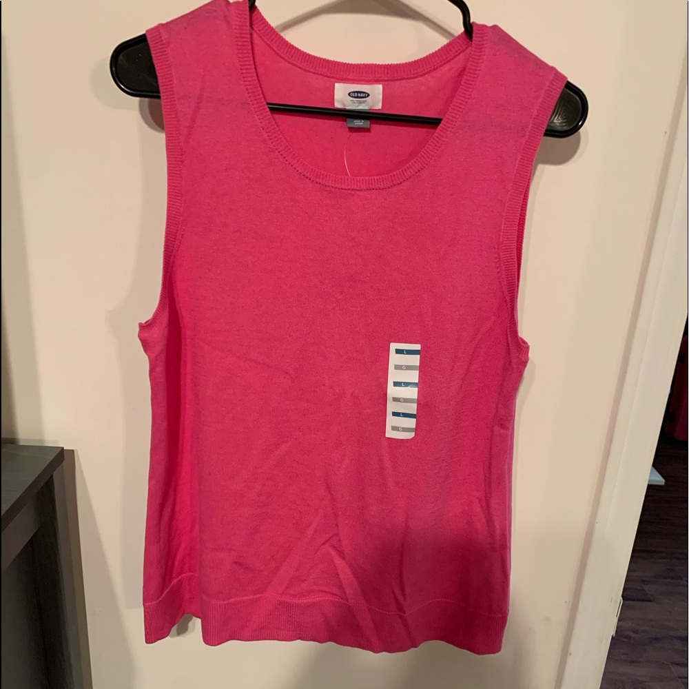 Old Navy Pink Sweater Vest size L